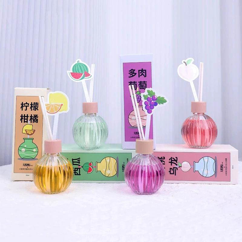 đż Set d'AromathĂ©rapie Sans Flamme 50ml â Diffuseur dâHuiles Essentielles pour la Maison et la Salle de Bain