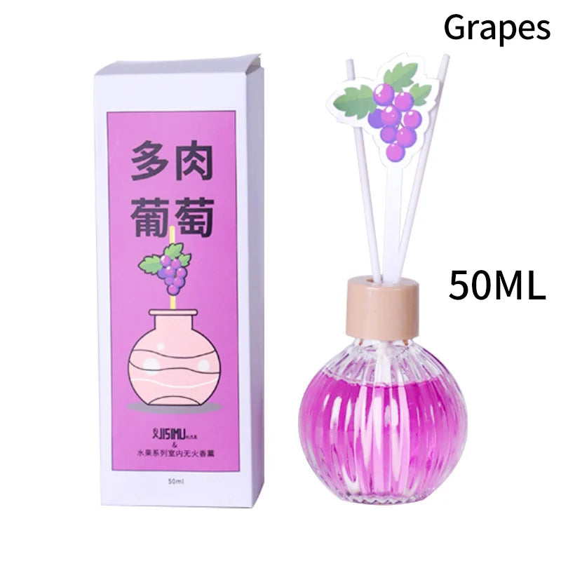 đż Set d'AromathĂ©rapie Sans Flamme 50ml â Diffuseur dâHuiles Essentielles pour la Maison et la Salle de Bain