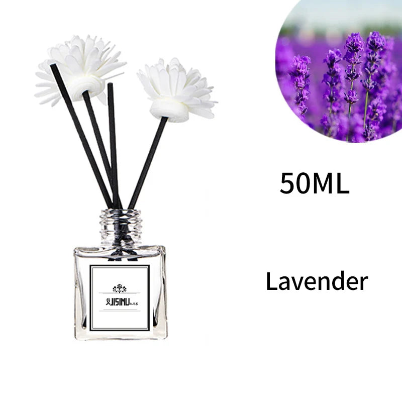 🌿 Set d'Aromathérapie Sans Flamme 50ml – Diffuseur d’Huiles Essentielles pour la Maison et la Salle de Bain