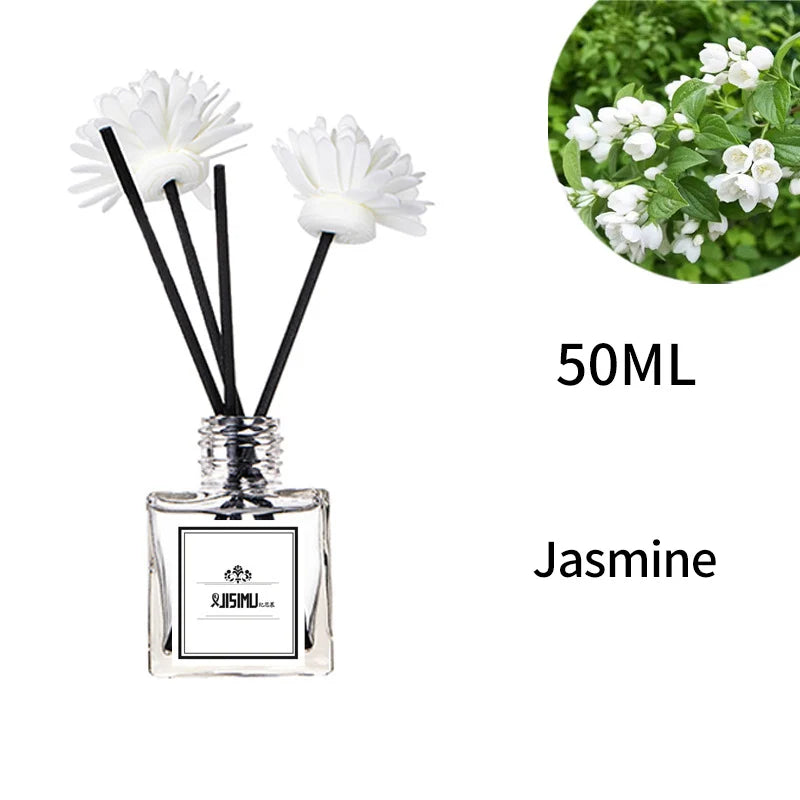 🌿 Set d'Aromathérapie Sans Flamme 50ml – Diffuseur d’Huiles Essentielles pour la Maison et la Salle de Bain