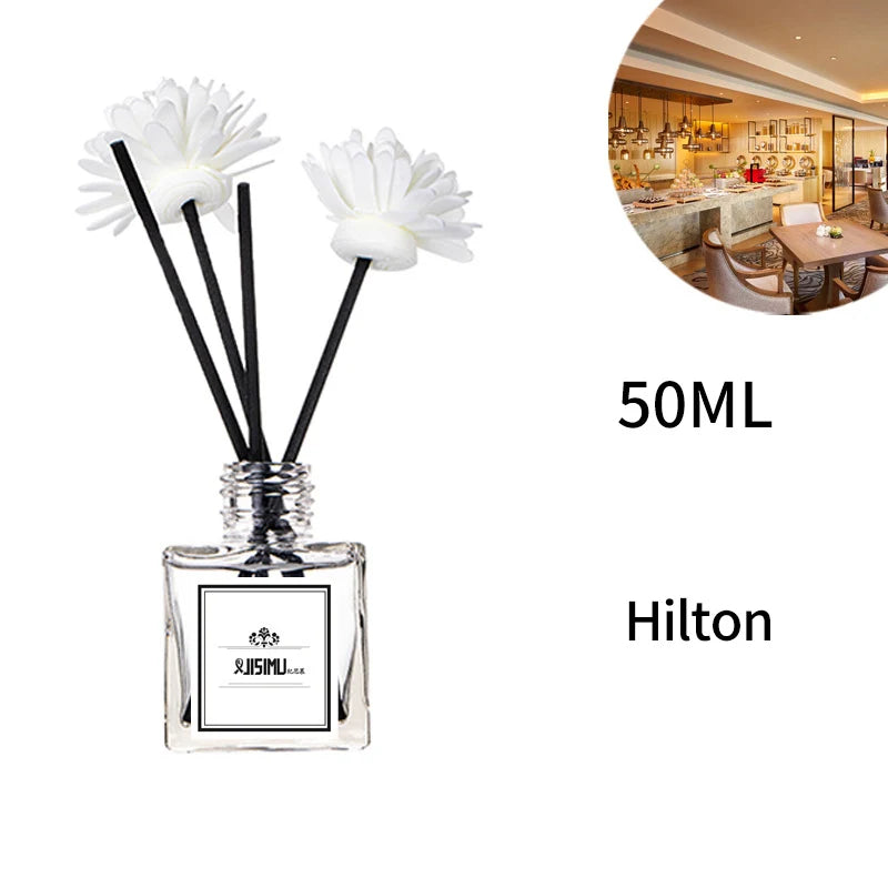 🌿 Set d'Aromathérapie Sans Flamme 50ml – Diffuseur d’Huiles Essentielles pour la Maison et la Salle de Bain