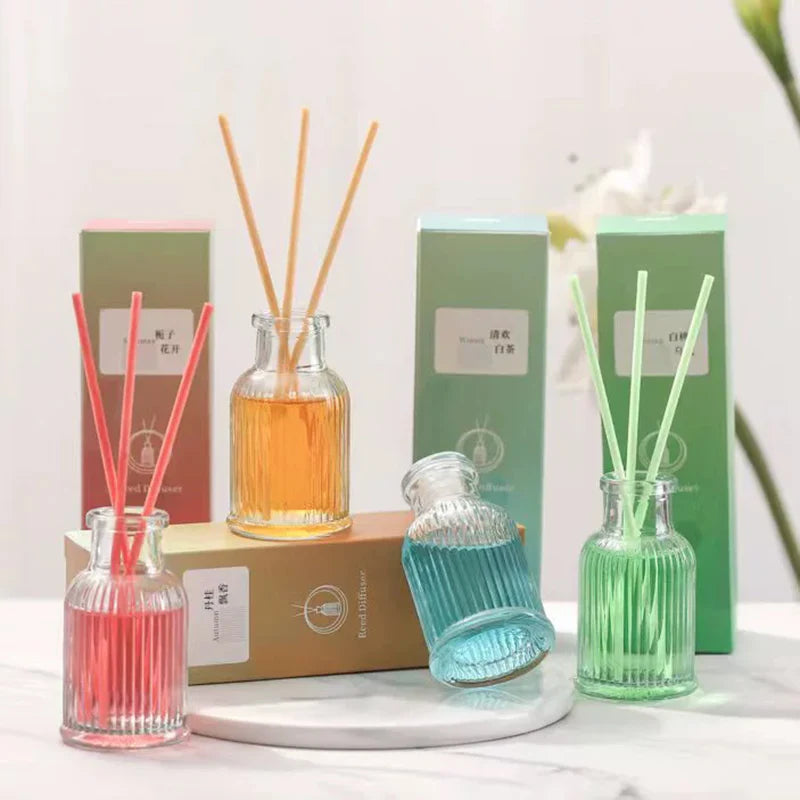 🌿 Set d'Aromathérapie Sans Flamme 50ml – Diffuseur d’Huiles Essentielles pour la Maison et la Salle de Bain